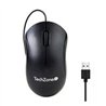 MOUSE ALAMBRICO TECHZONE TZACMOA01 1200 DPI  1.5 MTRS NEGRO