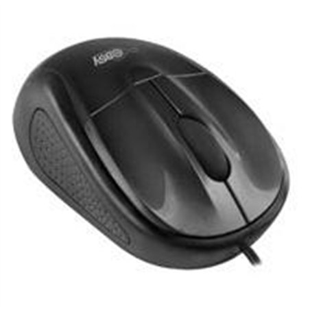 MOUSE ALAMBRICO OPTICO 1000 DPI CONECTOR USB WIN XP/VISTA/7/8/10/11/MAC OS X EASY LINE BY PERFECT CHOICE - NEGRO