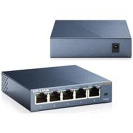 SWITCH | TP-LINK |TL-SG105 | 5 PUERTOS GIGABIT | NO ADMINISTRABLE | CARCASA METALICA | PARA ESCRITORIO | ESPECIFICACIONES VARIAN