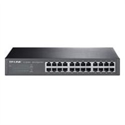 SWITCH | TP-LINK | TL-SG1024D | 24 PUERTOS RJ45 GIGABIT 10/100/1000 | NO ADMINISTRABLE |PARA ESCRITORIO O RACK 13 PULGADAS