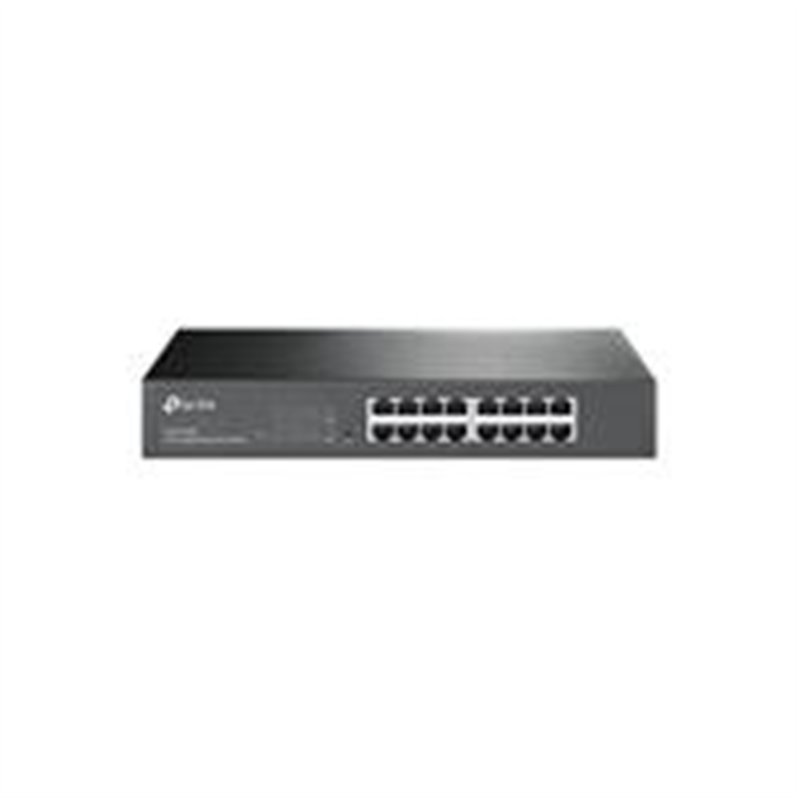 SWITCH INTELIGENTE TP-LINK ADMINISTRABLE 16 PUERTOS RJ45 10/100/1000 MBPS