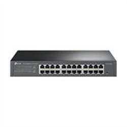 SWITCH INTELIGENTE TP-LINK NO ADMINISTRABLE 24 PUERTOS RJ45 10/100/1000MBPS