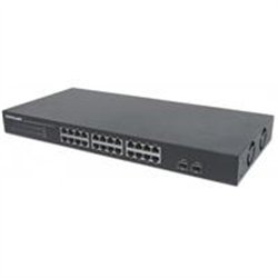 SWITCH,INTELLINET,561044, GB 24 PTOS 19 + 2 SFP