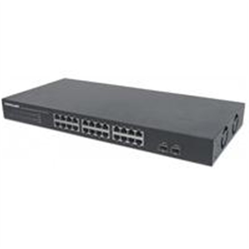 SWITCH,INTELLINET,561044, GB 24 PTOS 19 + 2 SFP
