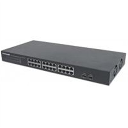 SWITCH,INTELLINET,561044, GB 24 PTOS 19 + 2 SFP