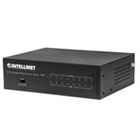 POE SWITCH,INTELLINET,561204, GB  8 PTOS 30W/PTO,  60W
