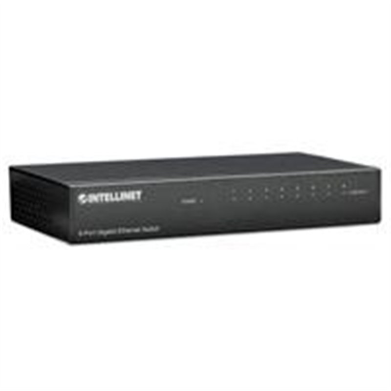 SWITCH,INTELLINET,530347, GB  8 PTOS METAL