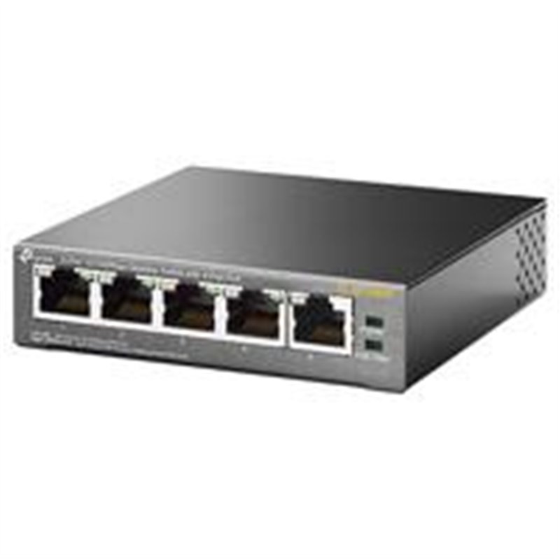 SWITCH | TP-LINK | TL-SF1005P | 5 PUERTOS | NO ADMINISTRABLE | CON 4 PUERTOS POE | PARA ESCRITORIO
