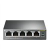 SWITCH | TP-LINK | TL-SG1005P | 5 PUERTOS RJ45 GIGABIT 10/100/1000 MBPS | NO ADMINISTRABLE |CON 4 PUERTOS POE | PARA ESCRITORIO