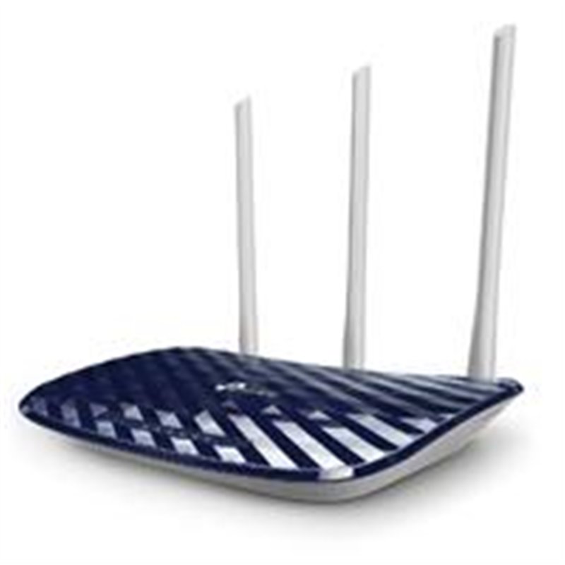 ROUTER | TP-LINK | ARCHER C20W | WISP | AC750 | DUAL BAND 2.4GHZ A 300MBPS Y 5GHZ A 433MBPS | 4 PUERTOS LAN 10/100 1 PUERTO WAN 