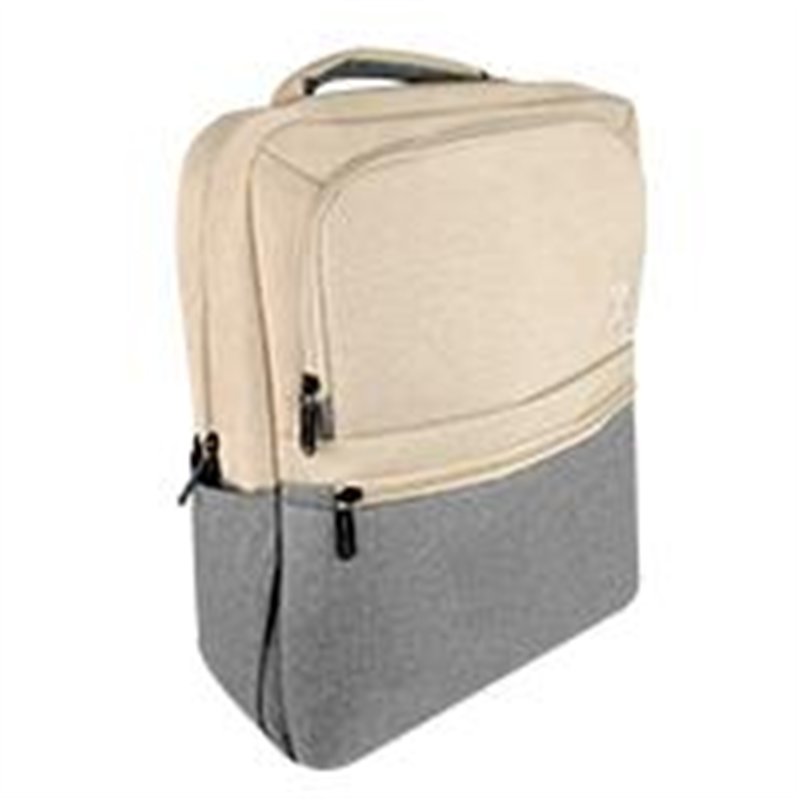 MOCHILA PERFECT CHOICE PARA LAPTOP 15.6 PULGADAS MATERIAL RESISTENTE SUNSET - TAUPE