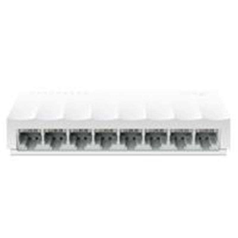 SWITCH | TP-LINK | LS1008 | 8 PUERTOS RJ45 10/100 MBPS | NO ADMINISTRABLE | PARA ESCRITORIO
