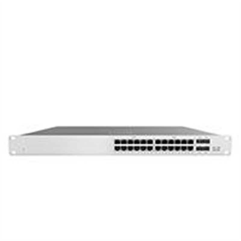 SWITCH CISCO MERAKI 24 PUERTOS POE ADMINISTRABLE DESDE NUBE (REQUIERE LICENCIAMIETO)