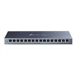 SWITCH | TP-LINK | TL-SG116 | 16 PUERTOS RJ45 GIGABIT 10/100/1000 | NO ADMINISTRABLE | CARCASA METALICA | PARA ESCRITORIO O PARE