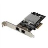TARJETA PCI EXPRESS ADAPTADOR DE RED PCI EXPRESS PCI-E GIGABIT ETHERNET CON 2 PUERTOS RJ45 DE 1GBPS Y CHIPSET INTEL I350 - START