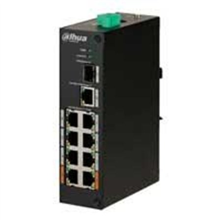SWITCH POE/ DAHUA/ PFS3110-8ET-96/ DE 10 PUERTOS/ 8 PTOS POE/ 1 PTO SFP DE 1000 MBPS/ 1 PTO RJ45 10/100/1000/ 96 WATTS TOTALES/ 