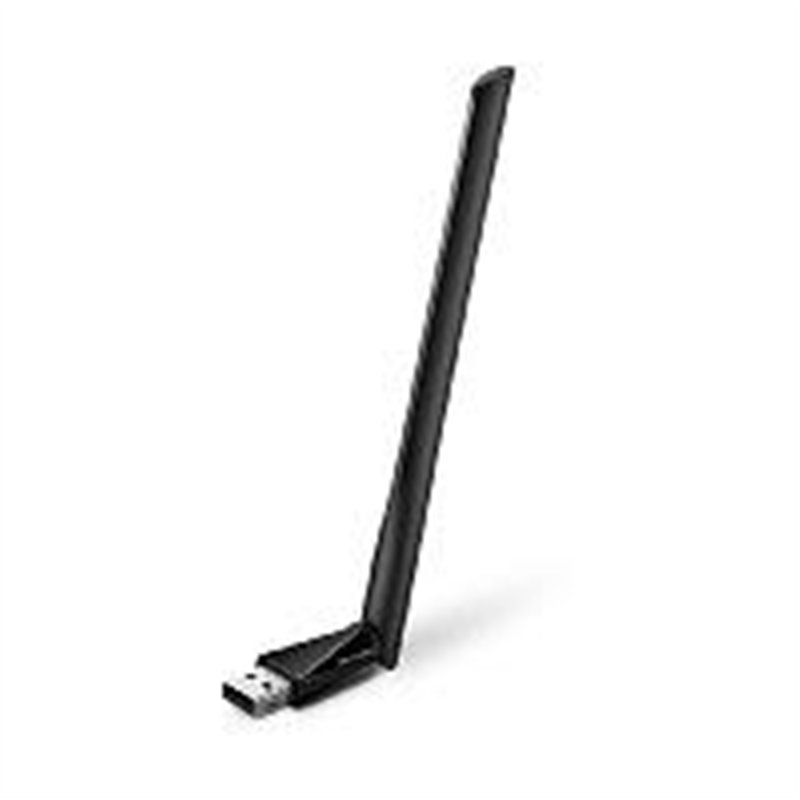 TARJETA DE RED USB | MERCUSYS | MU6H | BANDA DUAL AC650 |5GHZ 433MBPS 2.4GHZ 200MBPS | 1 ANTENA EXTERNA DE ALTA GANANCIA