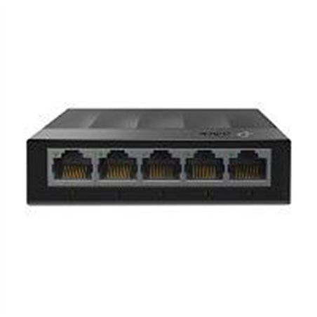 SWITCH | TP-LINK | LS1005G | 5 PUERTOS RJ45 GIGABIT 10/100/1000 MBPS | NO ADMINISTRABLE  | PARA ESCRITORIO O MONTAJE EN PARED CO
