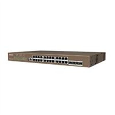SWITCH TENDA G5328P-24-410W IP-COM CAPA 3 28 PUERTOS 24 POE-410 WATTS 4 PUERTOS SFP 1000 BASE-X ADMITE ABUNDANTES SERVICIOS, COM