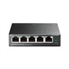 SWITCH | TP-LINK | TL-SF1005LP| 5 PUERTOS RJ45 10/100 MBPS | NO ADMINISTRABLE |CON 4 PUERTOS POE | PARA ESCRITORIO