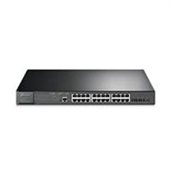 SWITCH TP-LINK TL-SG3428XMP 24 PUERTOS GIGABIT POE ADMINISTRABLE CON 4 RANURAS 10G SFP 1 RJ45 CONSOLA Y 1 MICRO-USB CONSOLA L2 J