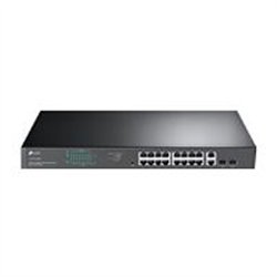 SWITCH |TP-LINK | TL-SG1218MPE | 16 PUERTOS RJ45 GIGABIT 10/100/1000 MBPS POE CON 2 PUERTOS RJ45 GIGABIT Y 2 RANURAS SFP GIGABIT