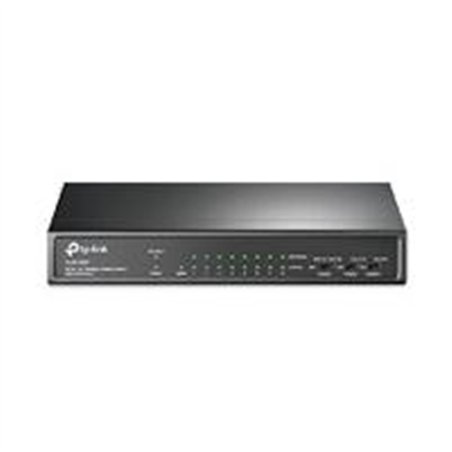SWITCH |TP-LINK | TL-SF1009P |9 PUERTOS RJ45 10/100 MBPS NO ADMINISTRABLE CON 8 PUERTOS POE | PARA ESCRITORIO