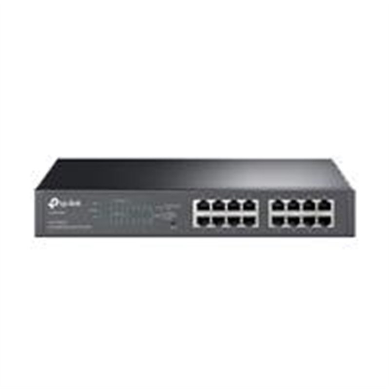 SWITCH | TP-LINK | TL-SG1016PE | 16 PUERTOS RJ45 10/100/1000 | NO ADMINISTRABLE | CON 8 PUERTOS POE+