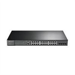 SWITCH TP-LINK TL-SG3428MP 24 PUERTOS RJ45 GIGABIT 10/100/1000 MBPS POE ADMINISTRABLE CON 4 RANURAS SFP 1 RJ45 CONSOLA Y 1 MICRO