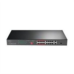 SWITCH | TP-LINK | TL-SL1218P  | 16 PUERTOS RJ45 10/100 MBPS POE CON 2 PUERTOS RJ45 GIGABIT Y 1 RANURA SFP GIGABIT | NO ADMINIST