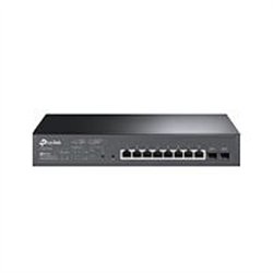 SWITCH TP-LINK TL-SG2210MP GIGABIT ADMINISTRABLE OMADA SDN 8 PUERTOS POE CAPA 2 CON 2 RANURAS SFP GIGABIT 802.3AT/AF 150W PARA E