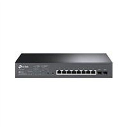SWITCH TP-LINK TL-SG2210MP GIGABIT ADMINISTRABLE OMADA SDN 8 PUERTOS POE CAPA 2 CON 2 RANURAS SFP GIGABIT 802.3AT/AF 150W PARA E