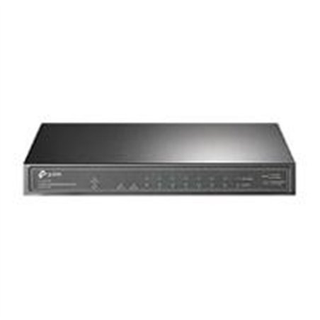SWITCH | TP-LINK | TL-SG1210P | 8 PUERTOS | RJ45 GIGABIT 10/100/1000 MBPS POE CON 1 PUERTO RJ45 GIGABIT Y 1 RANURA SFP GIGABIT N