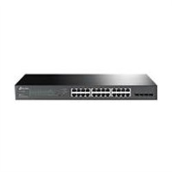 SWITCH TP-LINK TL-SG2428P 24 PUERTOS RJ45 GIGABIT 10/100/1000 MBPS POE CON 4 RANURAS SFP GIGABIT NEGOCIACION AUTOMATICA / AUTO M