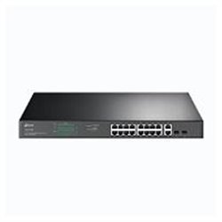 SWITCH |TP-LINK | TL-SG1218MP | 16 PUERTOS RJ45 GIGABIT 10/100/1000 MBPS POE CON 2 PUERTOS RJ45 GIGABIT Y 2 RANURAS SFP GIGABIT 