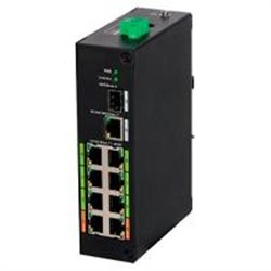 SWITCH/ DAHUA/ DH-LR2110-8ET-120-V2/ EPOE 8 PUERTOS/ HASTA 800 MTS CON CAMARAS EPOE/ 120 WATTS/ SWITCHING 8.8G/ IEEE802.3AF/ IEE
