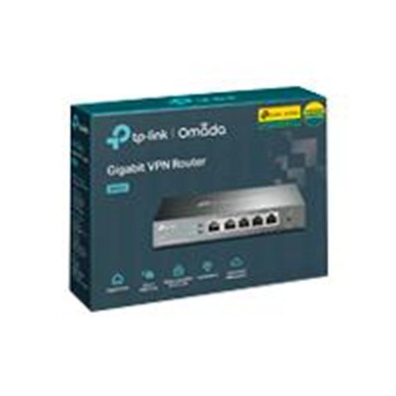 ROUTER VPN TP-LINK ER605 GIGABIT OMADA BALANCEADOR DE CARGA GIGABIT 4 PUERTOS WAN 1 PUERTO WAN GIGABIT Y 3 PUERTOS WAN / LAN 25,