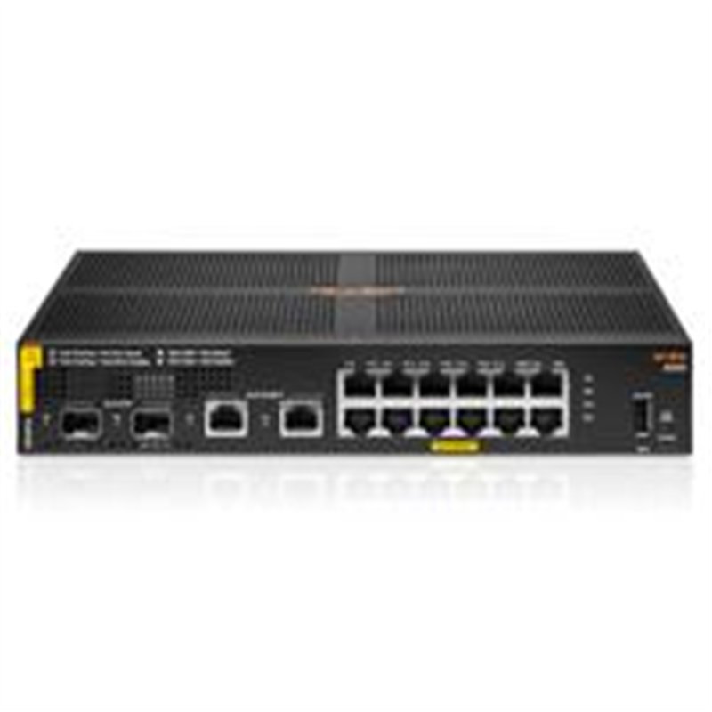 SWITCH HPE ARUBA R8N89A 6000 12G POE CL4 139 WATTS 2SFP Y 2 RJ45 ADMINISTRABLE CAPA 2