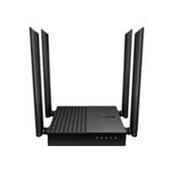 ROUTER |TP-LINK | ARCHER C64 |WIFI | INALAMBRICO MU-MIMO | AC1200 | 5 GHZ 867 MBPS | 2,4 GHZ 400 MBPS | COBERTURA WIFI MEJORADA 