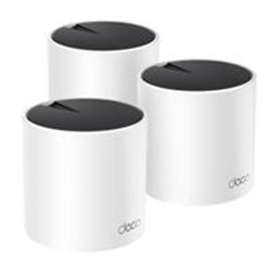 ROUTER |TP-LINK | DECO X55(3-PACK) | WIFI 6 | AX3000 | 5GHZ 2402 MBPS 802.11AX. 2.4GHZ 574 MBPS 802.11AX 2X2 MU-MIMO CUBRE HASTA