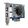 TARJETA DE RED QNAP QXG-10G2T-X710 / VELOCIDADES DE TRANSMISION 10GBPS/5GBPS/2.5GBPS/1GBPS/100MBPS / PUERTOS ETHERNET RJ45(2) / 