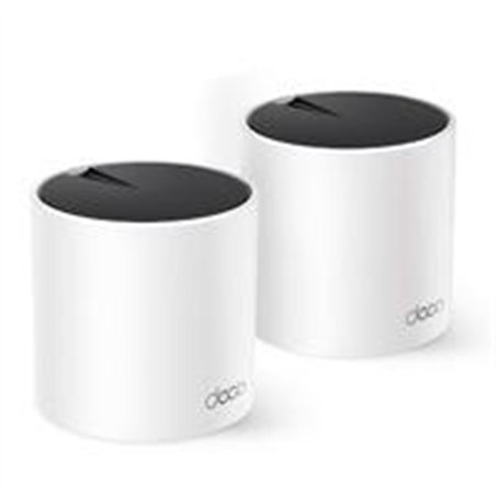 ROUTER | TP-LINK |  DECO X55(2-PACK) | WIFI-6 |  DOBLE BANDA | AX3000 | CONECTA HASTA 150 DISPOSITIVOS | 3 PUERTOS GIGABIT