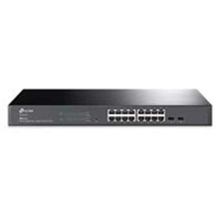 SWITCH TP-LINK TL-SG2218 ADMINISTRABLE GIGABIT DE 16 PUERTOS 2 RANURAS SFP SUSTITUYE A T2600G-18TS
