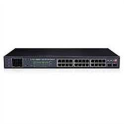 SWITCH POE / PROVISION ISR / POES-24370GCL+2SFP / 24 PTO 10/100/1000 MBPS / 2 PTO DE ENLACE ASCENDENTE SFP / TODOS LOS PTOS ACTU