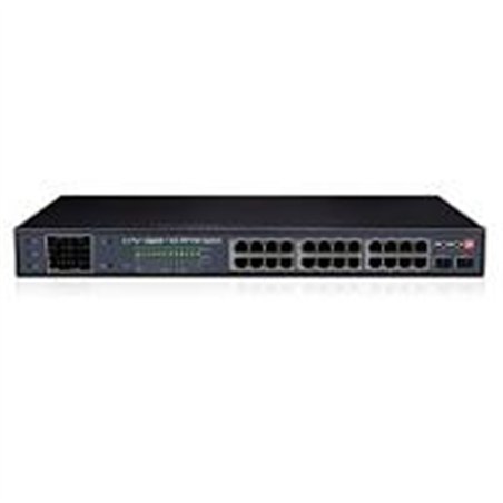 SWITCH POE / PROVISION ISR / POES-24370GCL+2SFP / 24 PTO 10/100/1000 MBPS / 2 PTO DE ENLACE ASCENDENTE SFP / TODOS LOS PTOS ACTU