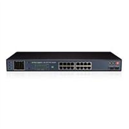 SWITCH POE / PROVISION ISR / POES-16250GCL+2SFP /16 PUERTOS 10/100/1000 MBPS / 2 SFP UPLINK PORTS / ALL PORTS ACT AS BOTH DOWNLI