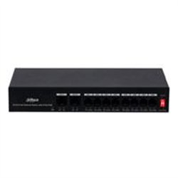 SWITCH  POE DAHUA  DE 10 PUERTOS FAST ETHERNET/ 8 PUERTOS POE/ 2 PUERTOS UPLINK/ 65 WATTS TOTALES/ SOPORTA POE WATCHDOG/ SWITCHI