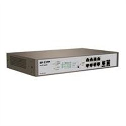 SWITCH TENDA PRO-S8-150W ADMINISTRABLE 8 PUERTOS POE1 FIBRA OPTICA CAPA 3 (L3) ETHERNET 10/100/1000 BASE-T (POE), 1 PUERTO ETHER