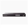 SWITCH GRANDSTREAM GWN7801 GIGABIT ADMINISTRABLE / 8 PUERTOS 10/100/1000 MBPS 2 PUERTOS SFP UPLINK / COMPATIBLE CON GWN CLOUD