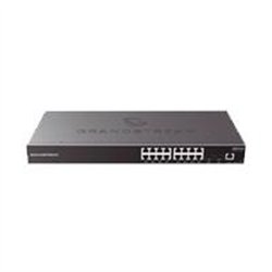 SWITCH GRANDSTREAM GWN7802 GIGABIT ADMINISTRABLE / 16 PUERTOS 10/100/1000 MBPS 4 PUERTOS SFP UPLINK / COMPATIBLE CON GWN CLOUD